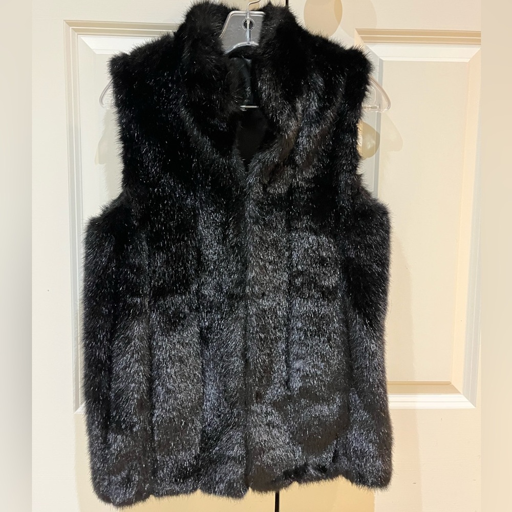 Fabulous Furs faux fur vest